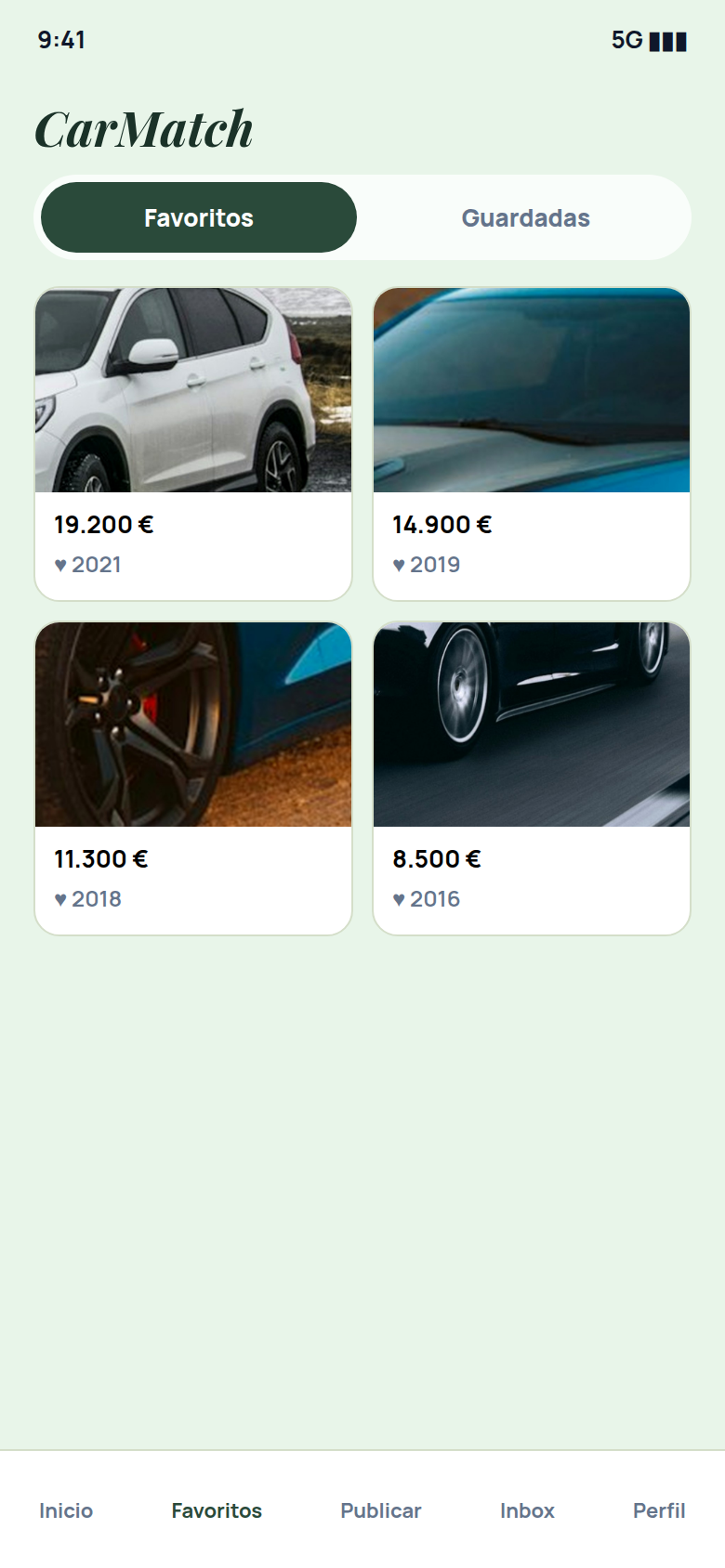 Lista de favoritos