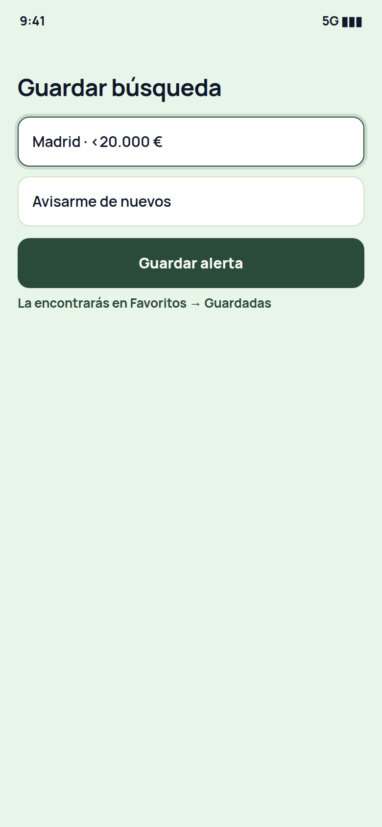 Guardar búsqueda